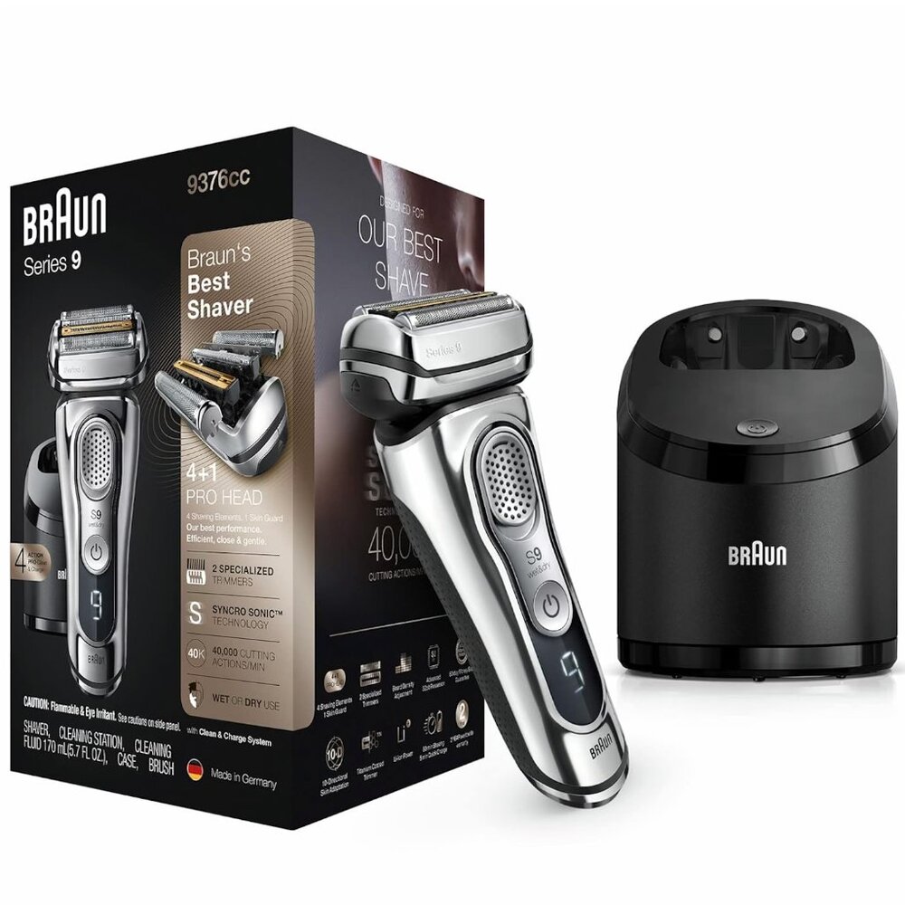 BRAUN Series 9 9295cc WET & DRY Men's Electric Shaver
